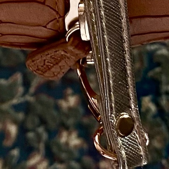 Trish Mc Evoy Makeup bag Zip Around Faux leather snakeskin brown - Picture 11 of 17